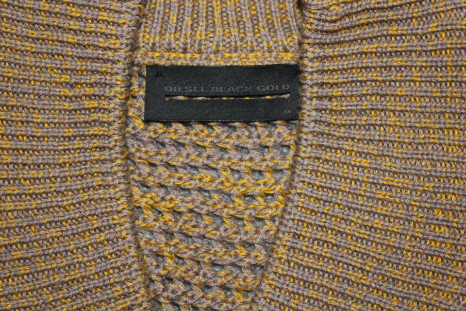 DIESEL BLACK GOLD KOPKOP BROWN CARDIGAN SIZE M 100% AUTHENTIC - Image 3 of 4