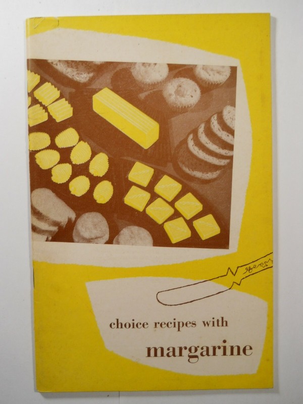 1950's MARGARINE COOKBOOK CHOICE RECIPES 47 PAGES Food Advertisement Pamphlet