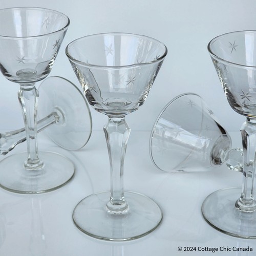 Set of 5 Mid Century Libbey Cordial Aperitif Glasses - Picture 4 of 10