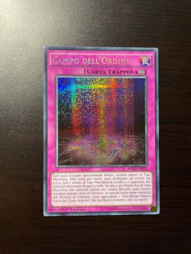 YUGIOH Field of Order WSUP-IT025 1st Edition Rare Secret Excellent - Picture 1 of 2