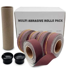 Emery Cloth Sandpaper Roll Aluminum Oxide Coarse To Fine Grit Grinding Polishing