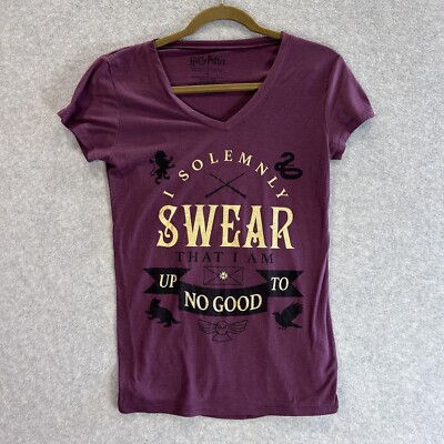 I Solemnly Swear I Am Up To No Good Juniors Tee M Licensed Harry Potter T-Shirt