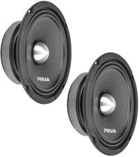 2x PRV 6MR250B-4 SLIM 6.5" 4-Ohm 250W Shallow Mid Range Bullet Car Audio Speaker