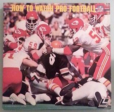 laserdisc HOW TO WATCH PRO FOOTBALL  LD laserdisc