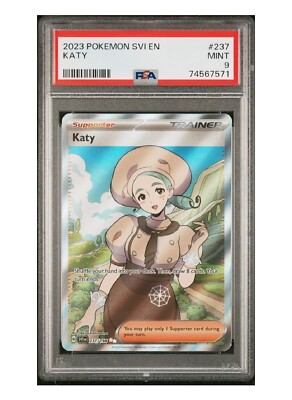 PSA 9 Mint Katy 2023 Pokémon Scarlet And Violet 237/198 | eBay