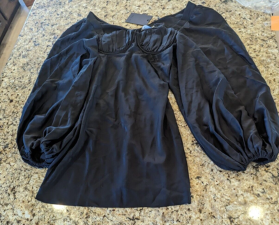 Princess Polly Jagger & Stone The Liv Mini Dress Black size 8 retails $ |  eBay