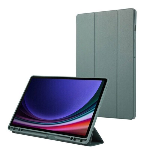 Case Leather Shockproof Flip Fold Cover For Samsung Galaxy Tab S9 FE+ S9+ 12.4" - Picture 8 of 58
