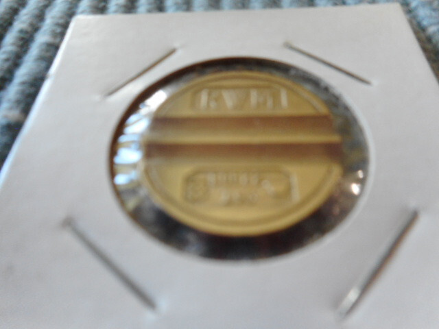 TOKEN R W M NO CASH VALUE NO REFUND