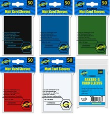 50 Arkero-G Standard Matt Card Sleeves Karten...