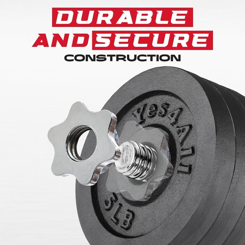 Adjustable Dumbbell Set with Weight Plates/Connector Exercise