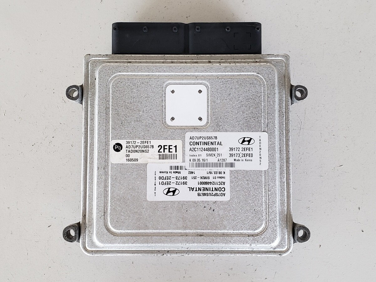 2017-2018 Elantra 39173-2EFD0 Computer Brain Engine Control ECU