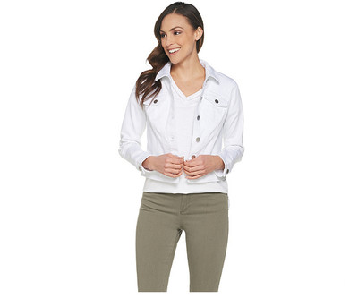 white denim jacket size 12