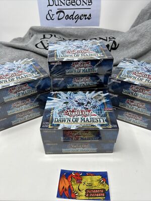 dawn of majesty 1st edition booster box Yugioh Tcg Hobbiesville Stardust Dragon takes flight once more in Dawn of Majesty Konami Yu-Gi-Oh Dawn of Majesty