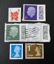 Lot de 6 timbres du Royaume-Uni années diverses United Kingdom Stamps V77