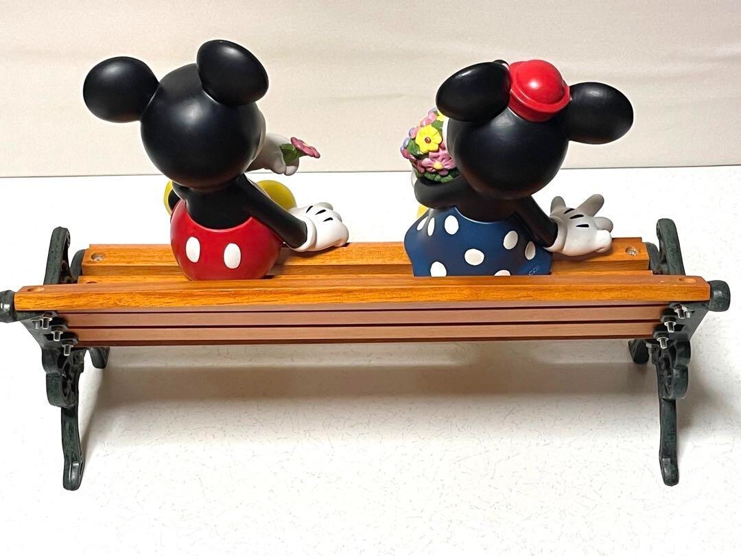 Disney Mickey & Minnie Mouse Gardening Bench Planter Stand Big
