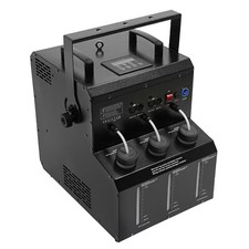 Smoke Fog Bubble Machine RGB LED Light Stage effect DJ Fogger Machine DMX Remote