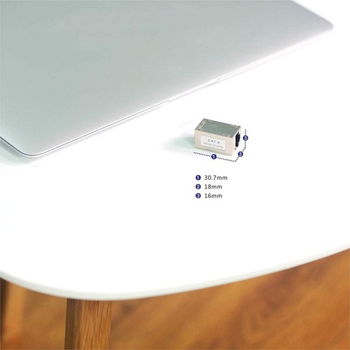 5pcs RJ45 Cat6 PoE Female to Female Coupler Shielded Ethernet Cable Extender P&P - 第 7/11 張圖片