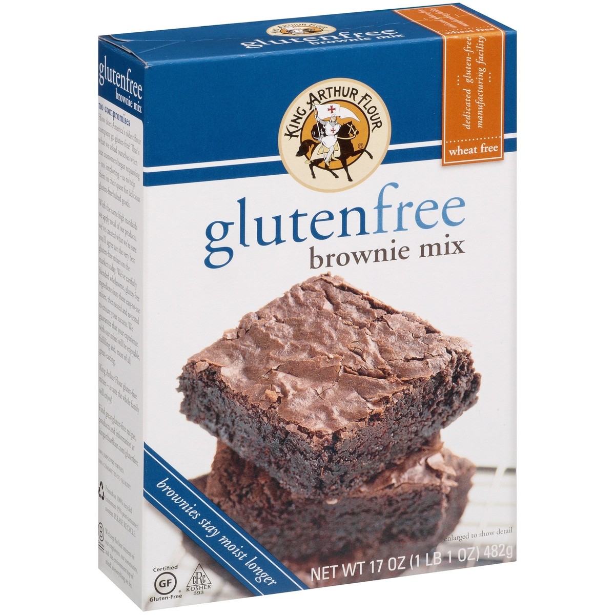 King Arthur Flour Gluten Free Brownie Mix 17 Oz Pack Of