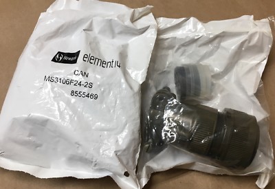NEWARK element14 CAN Connector - MS3106F24-2S - Qty. 2 - New in Packaging