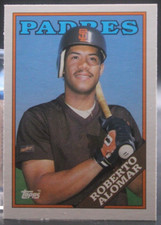 Roberto Alomar (Padres/RC/HOF) - 1988 Topps Traded #4T