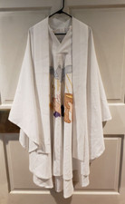 CLERGY OFFICIANT VESTMENT CHASUBLE  STOLE BEAUTIFUL EUCHARISTIC EMBROIDERY