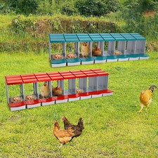 8-Compartment Chicken Nesting Boxes Chicken Laying Boxes with Egg Collection