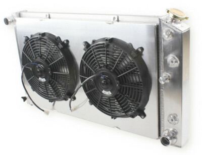 4 Row Radiator Electric Fans for 1968-1972 Chevelle GTO Cutlass Lemans 7.4L 454