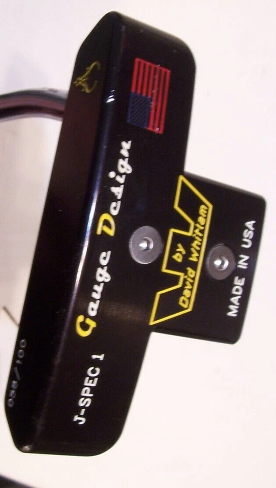 GAUGE DESIGN J-Spec 1 Prototype RH Putter 35" David Whitmen SS303 Cover #058/100 - Image 2 of 4