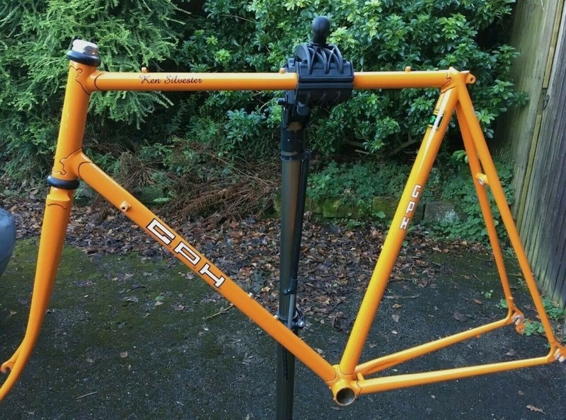 Geoff Hughes Gph,, heswall Cycles 60cm Frame, Ex Ken Silvester. Reynolds 531.