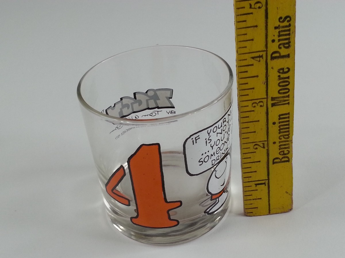 1977 Vintage 8 Piece ZIGGY Federal Glassware Set Original Box