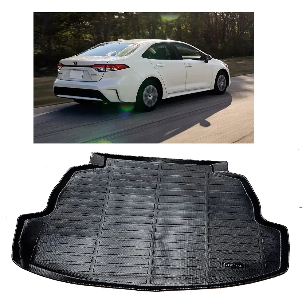 Boot Liner for Toyota Corolla 2019+(Saloon) All weather 3D/5D moulded TPE Rubber