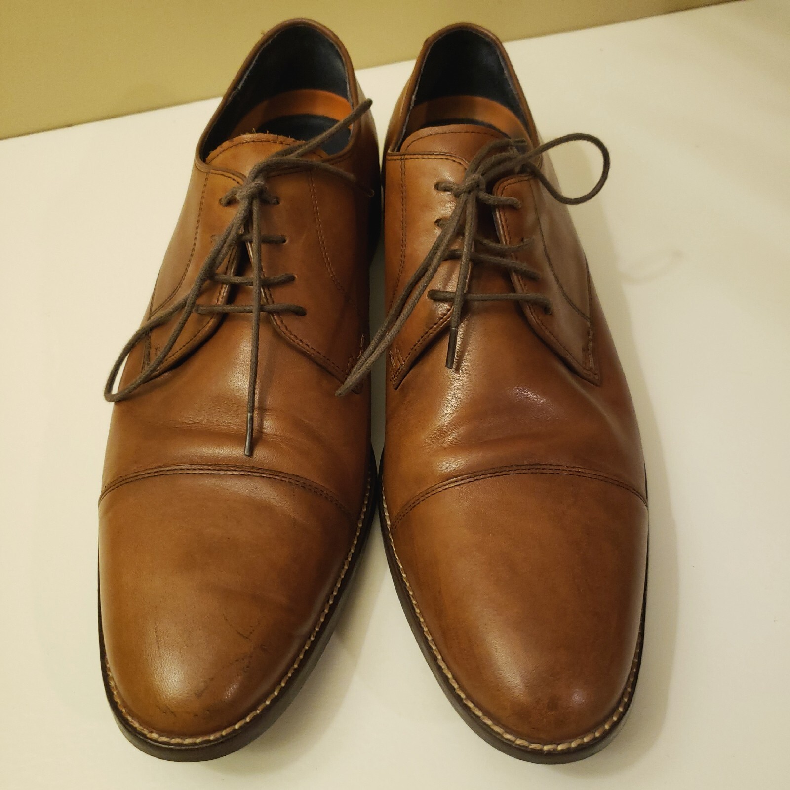 SAOLA Scarpe Cole Haan uomo 11 5 marrone Lenox Hill punta a cappuccio Oxford C11632 Grand 0S Derby