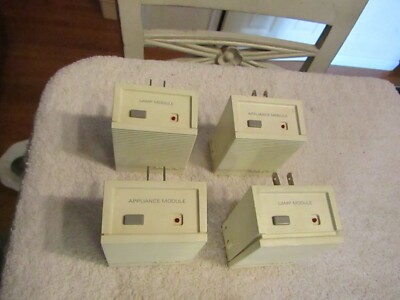 Vintage ANOVA 2 8010 Lamp Dimmer & 2 8020 Appliance Modules for 8000 System