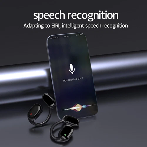 True Wireless Bone Conduction Headphones Bluetooth 5.3 Wireless Headset Earbuds - Picture 12 of 13