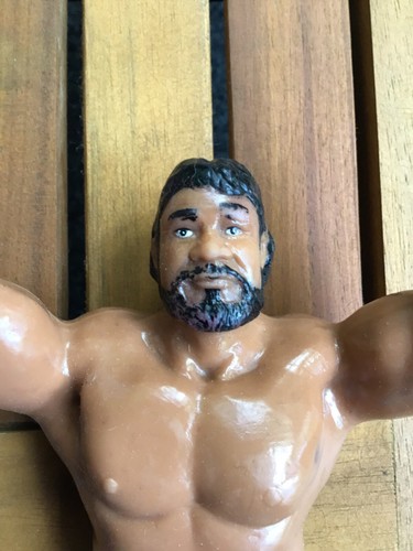 WWF HAKU WRESTLING SUPERSTARS ACTION FIGURE/POSTER LJN 1989 BLACK CARD SERIES 6 - Picture 8 of 14