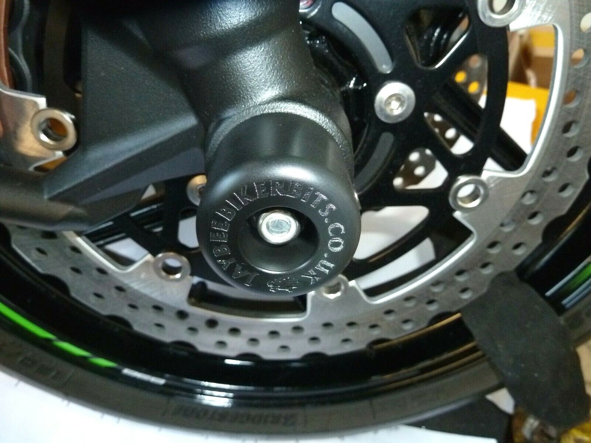 y.k KAWASAKI ZX6R 636 2017-2022 CRASH MUSHROOMS FRONT AXLE