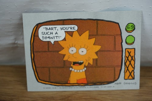 1990 Topps Simpsons Trading Cards - YOU PICK Complete Your Set - Picture 51 of 66