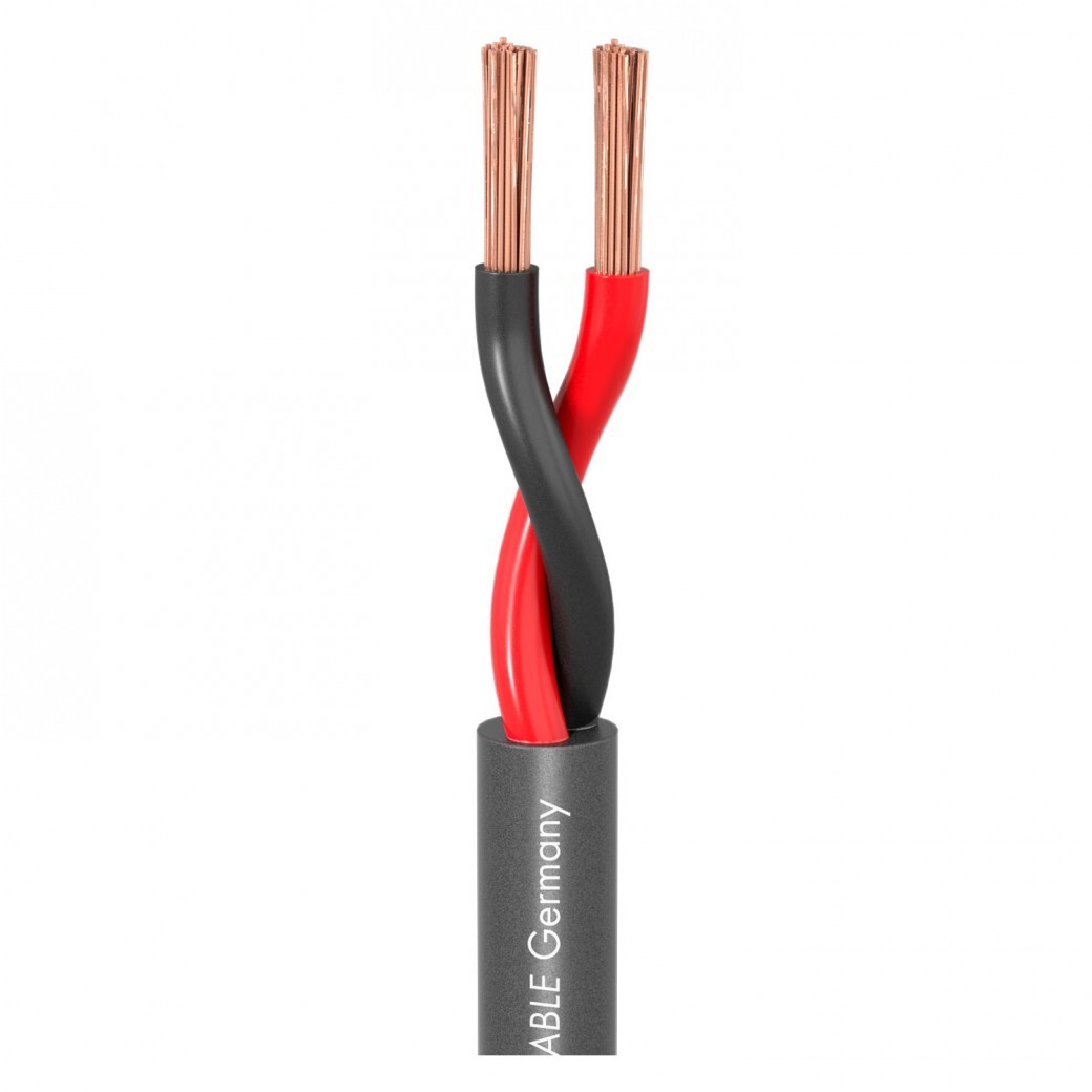 Thumbnail - Sommer Cable Lautsprecherkabel Meridian Mobile Sp240 Grau 2x4mm²