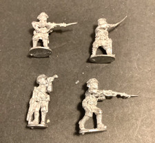 20mm Japanese Army Miniatures lot x4 Bolt Action Chain of Command Unpainted