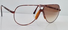 Vintage Mirari 3507 4043 Brown Pilot Metal Sunglasses Italy FRAMES ONLY