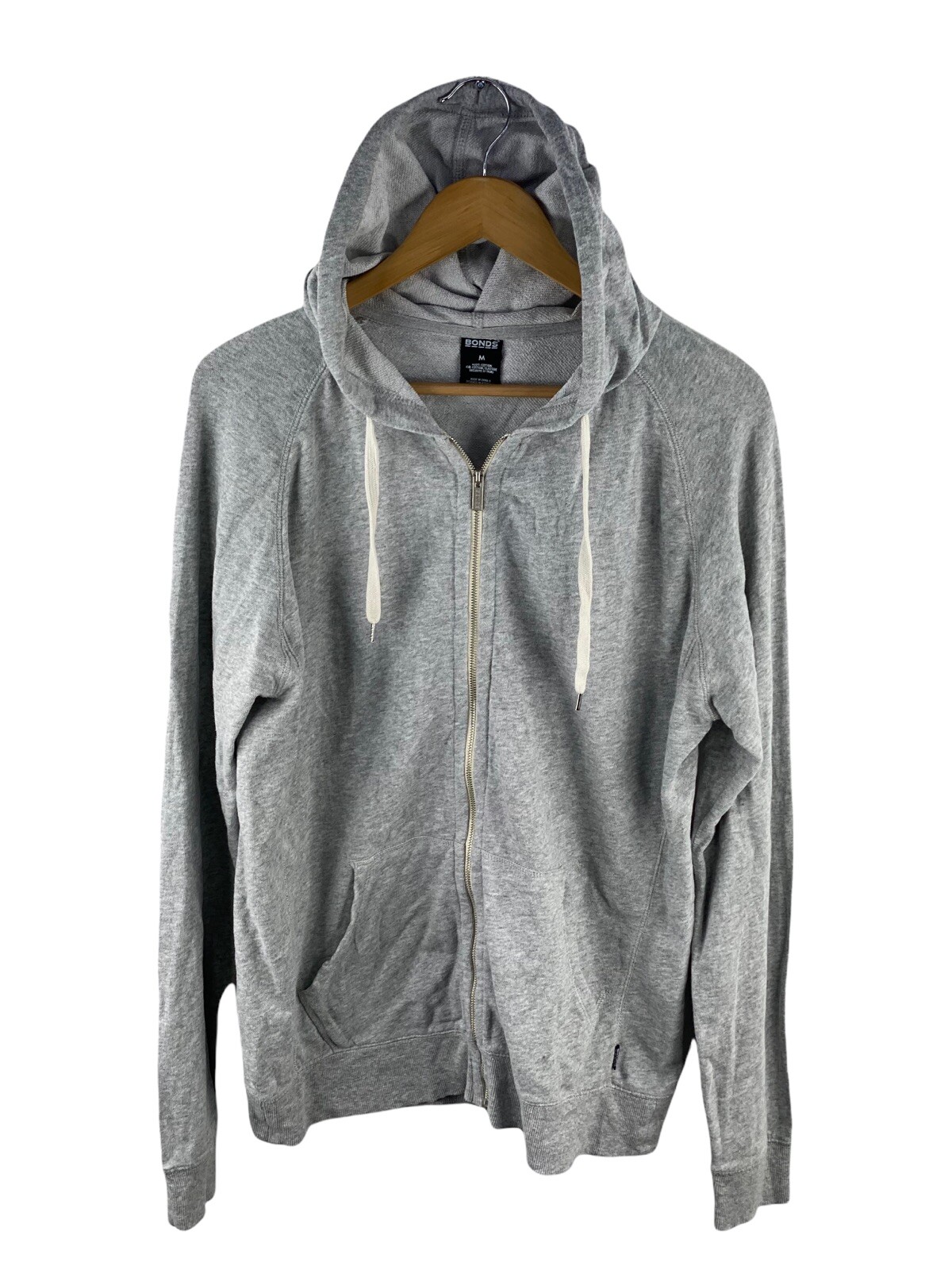Bonds Hoodie Full Zip Jacket Mens Size 