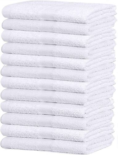 Hand Towels Cotton Blend Face Soft Cleaning Towel 15x25 Inch Pack of 12, 24, 60 - 第 1/39 張圖片