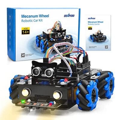 OSOYOO Omni Directional Mecanum Wheels Robot Car Kit for Arduino