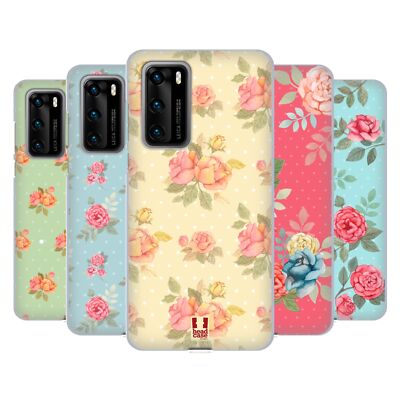HEAD CASE DESIGNS NOSTALGIC ROSE PATTERNS SOFT GEL CASE FOR HUAWEI PHONES 4