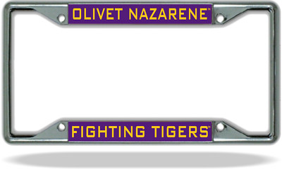 Olivet Nazarene Fighting Tigers License Plate Frame