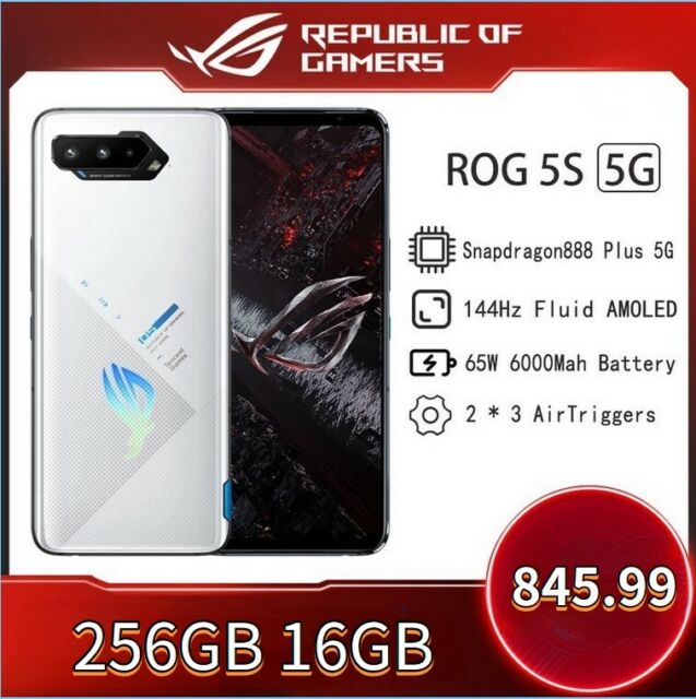 ASUS ROG Phone 5 - 256GB - Storm White (Unlocked) (Dual SIM) for 