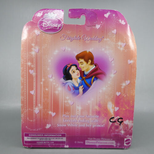 Snow White Fairytale Wedding Prince Charming Mattel 2010 Figures Sealed on Card - Picture 3 of 4