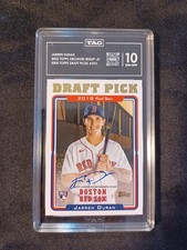 2022 Topps Archives JARREN DURAN (RC) #05DP-JD Draft Pick Auto RED SOX (TAG 10)