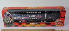 1999 Exide Black NASCAR Semi Truck Tractor Trailer Rare Vintage Racing Champions