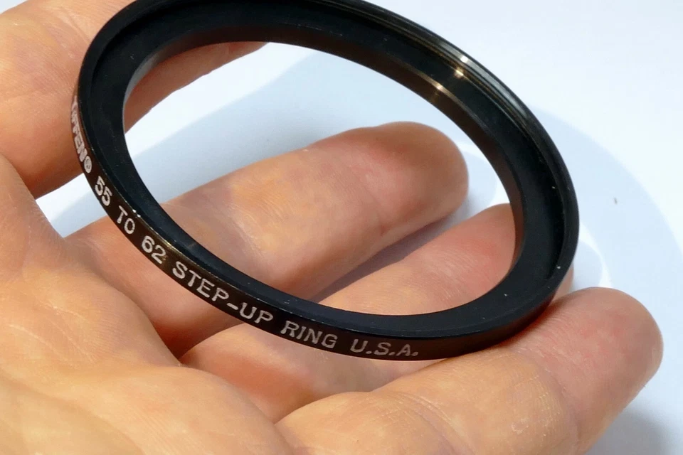 Tiffen 55mm to 62mm ring Metal adapter threaded step-up - Image 4 of 4